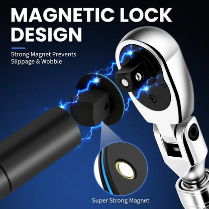 Ultra-Slim Low Profile Impact Socket Adapter Set for Tight Spaces