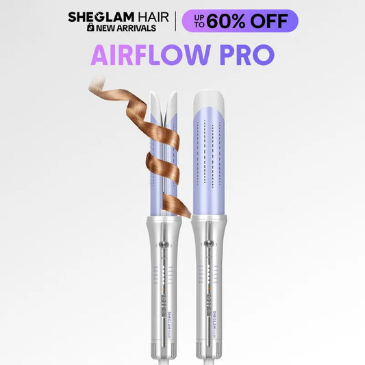 Auto-Rotating Airflow Curler with 360° Cool Lock Technology